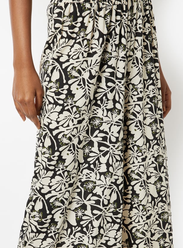 Women Floral Print Straight Kurta Set