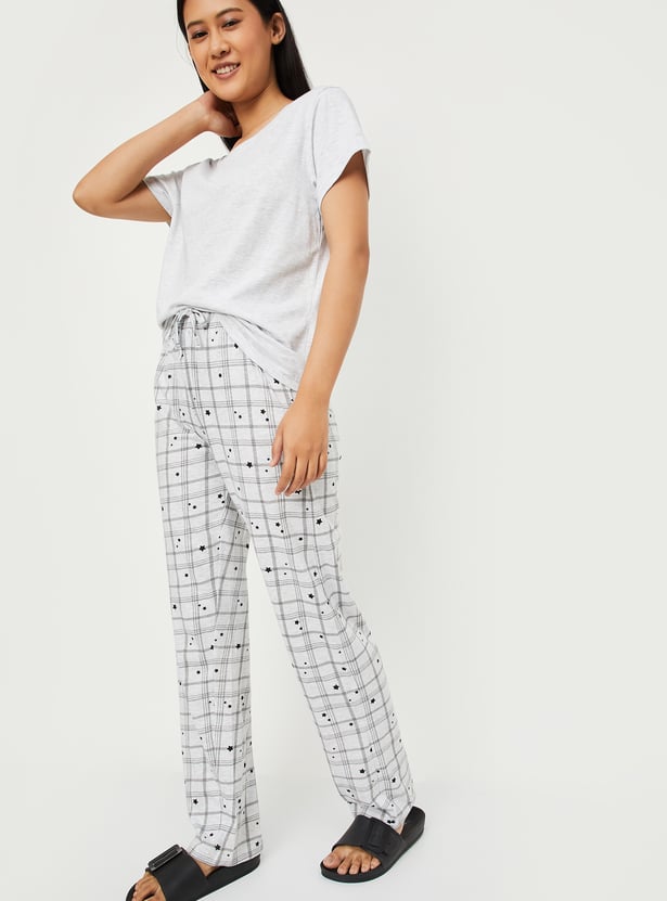 Women Printed PJ Set