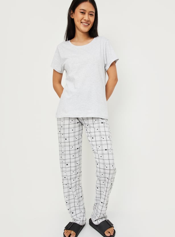 Women Printed PJ Set