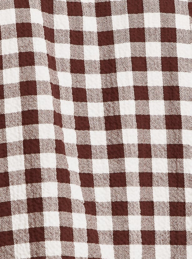 URB_N Men Checked Regular Fit Shirt