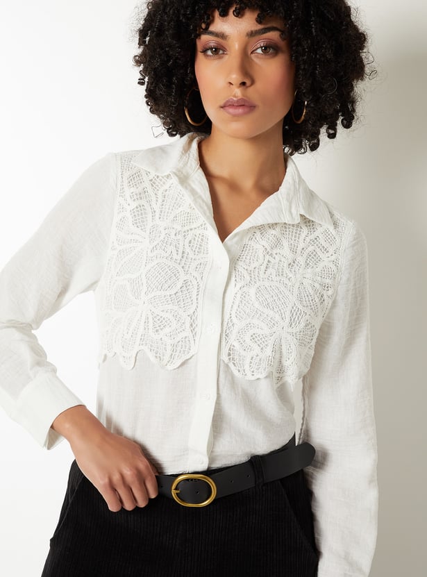 Women Embroidered Shirt