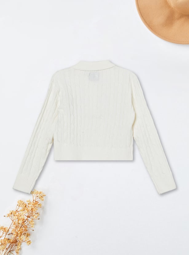 Girls Knit Sweater