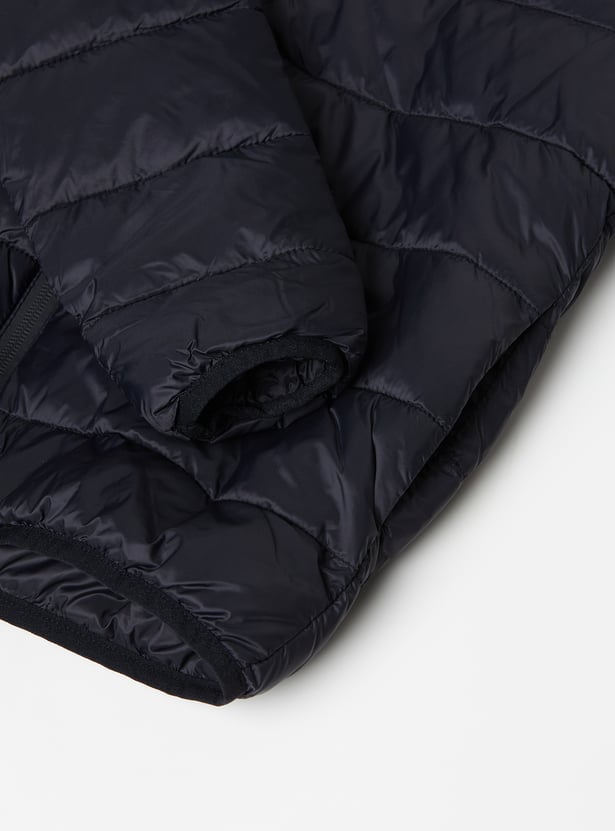 Boys Quilted Hooded Jacket