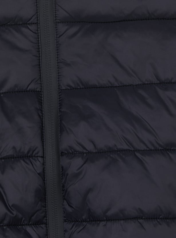 Boys Quilted Hooded Jacket