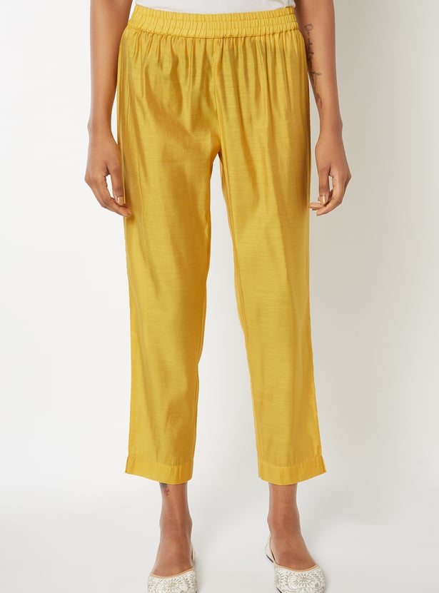 Women Embroidered A-line Kurta Set