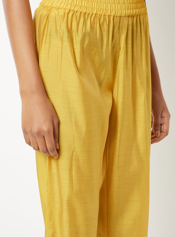 Women Embroidered A-line Kurta Set