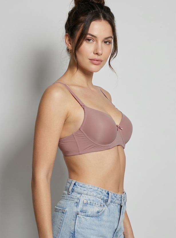Women Padded Non-Wired T-shirt Bra