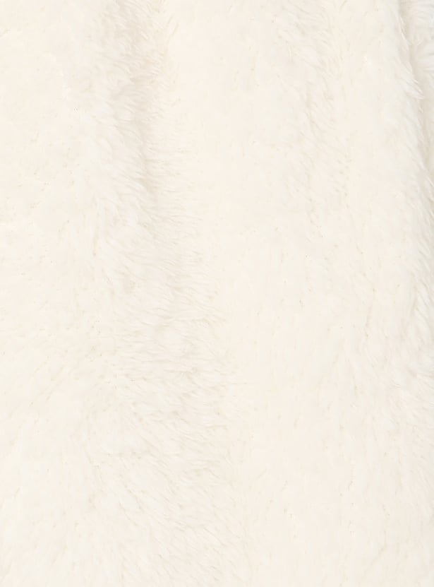 Boys Solid Fuzzy Joggers Set