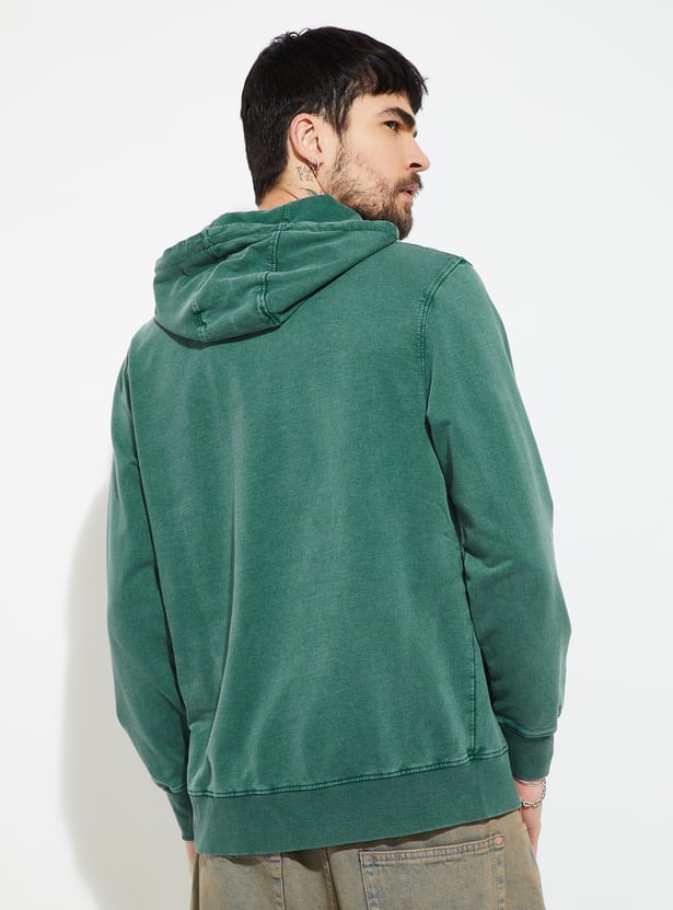 URB_N Men Solid Hooded Sweatshirt