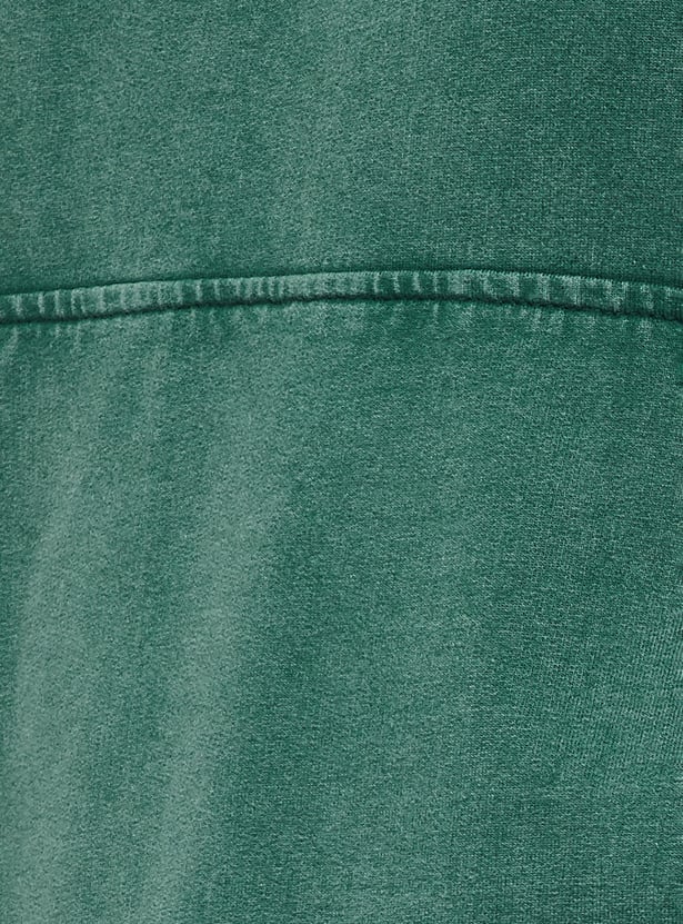 URB_N Men Solid Hooded Sweatshirt