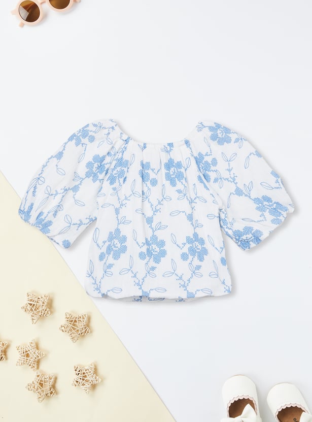 Girls Embroidered Co-ords