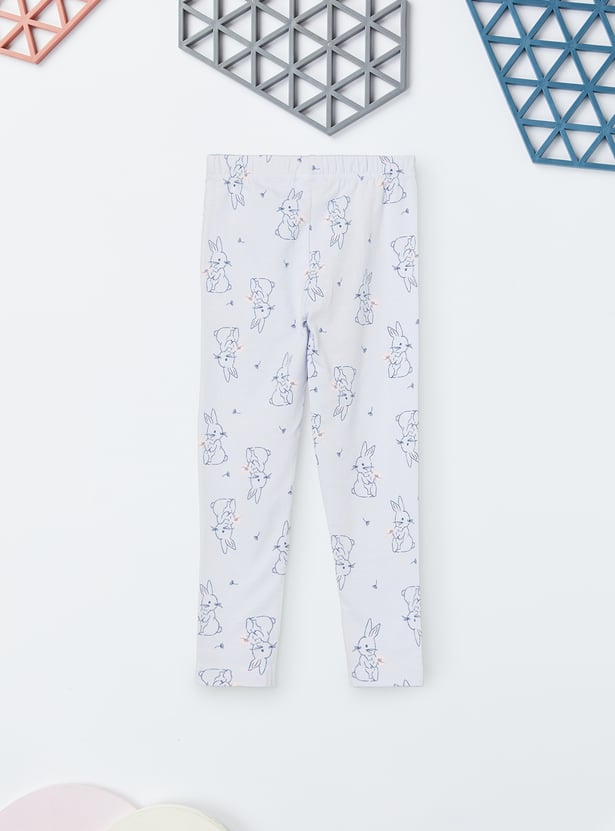 Girls Printed Leggings