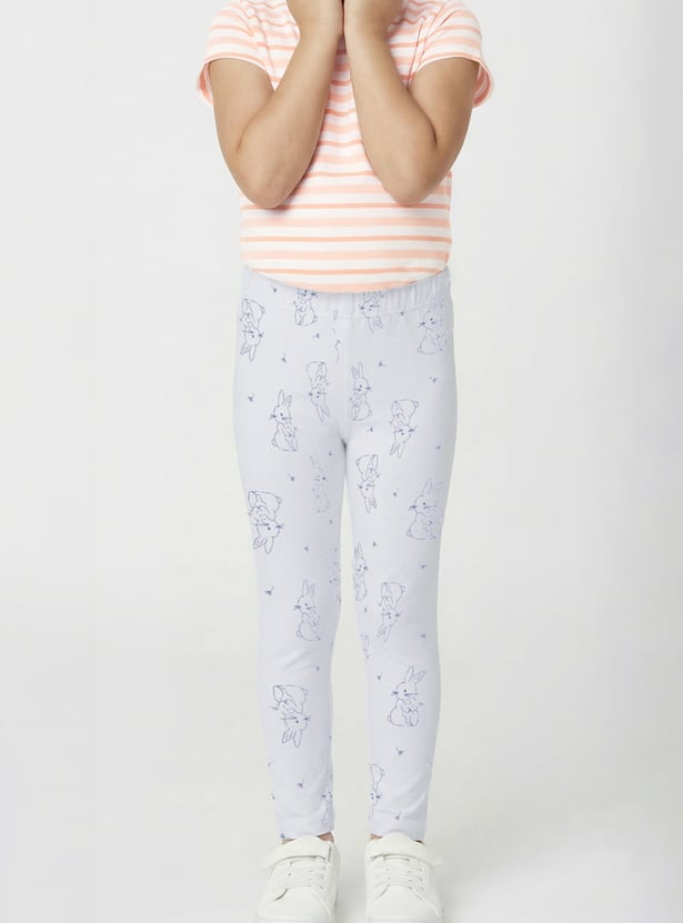 Girls Printed Leggings