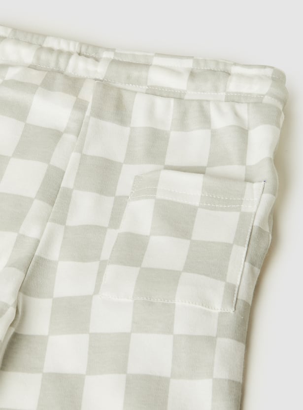 Boys Peanuts Print Shorts Set