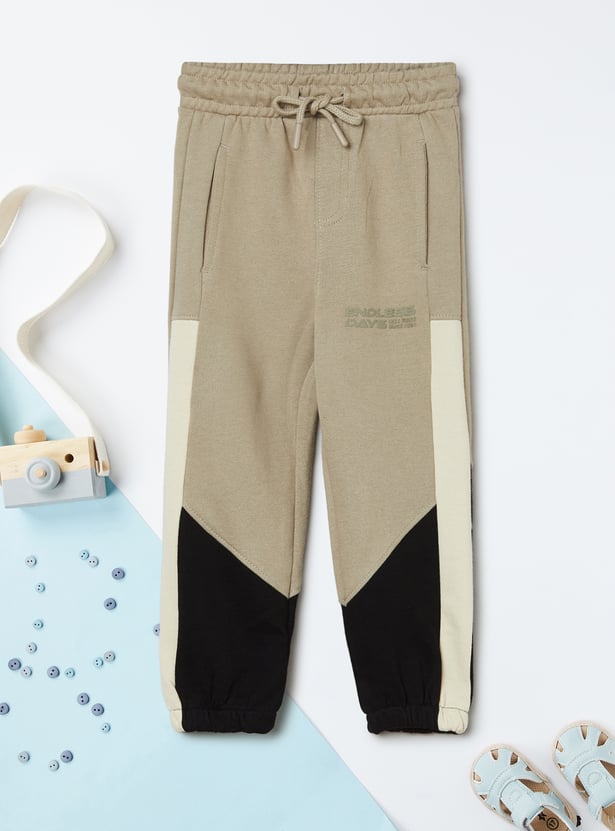 Boys Colourblocked Joggers