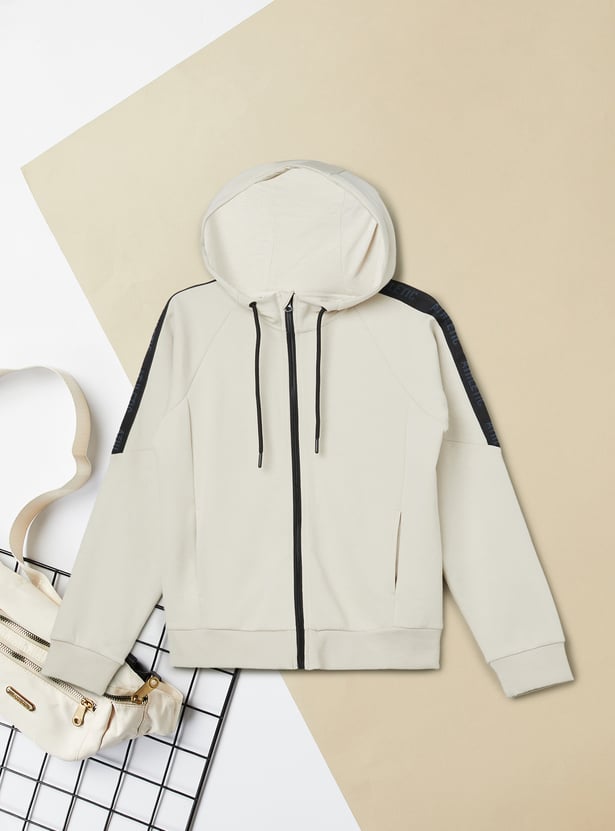 Boys Side Taped Hooded Sweatshirt