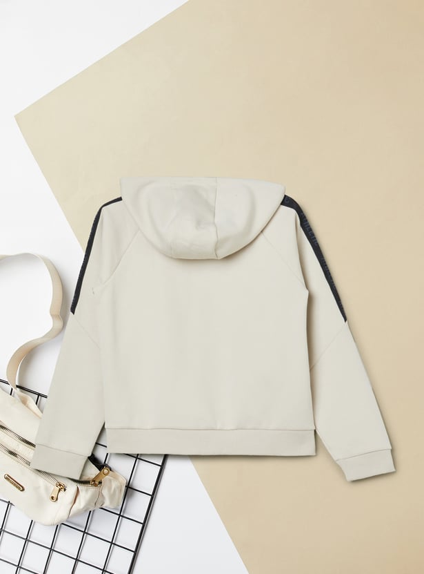 Boys Side Taped Hooded Sweatshirt