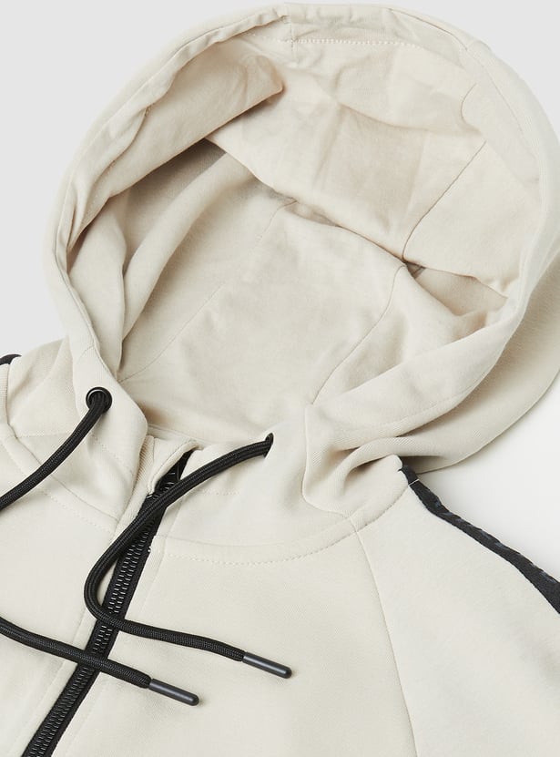 Boys Side Taped Hooded Sweatshirt