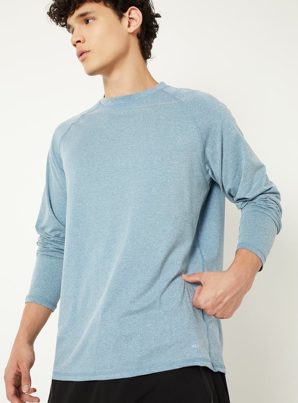 Men Solid Athleisure T-shirt