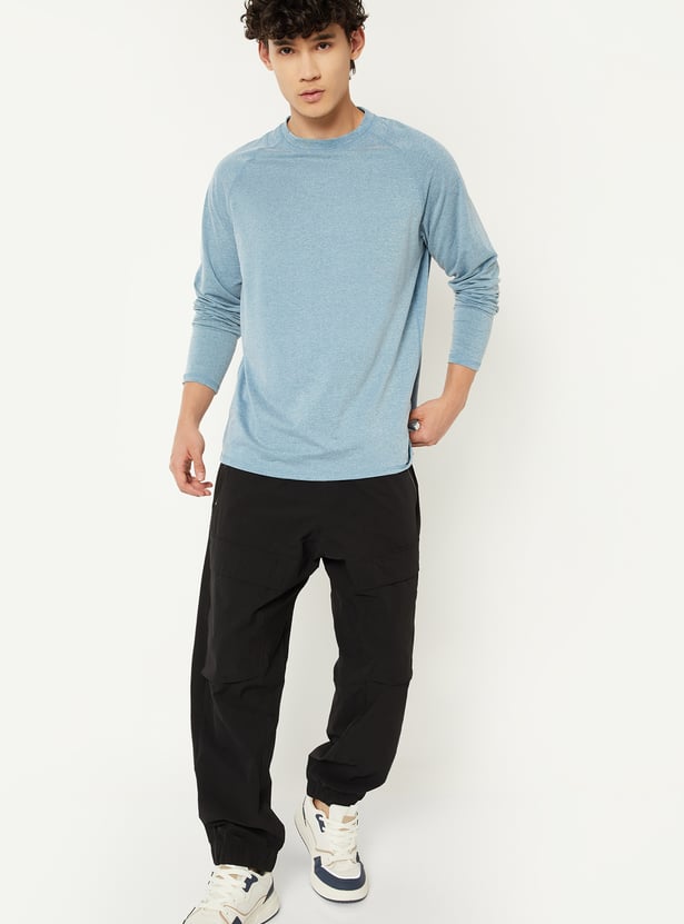 Men Solid Athleisure T-shirt