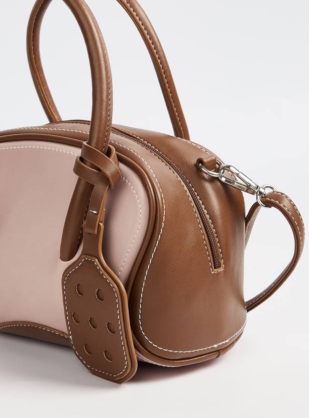 Women Colourblock Handheld Bag