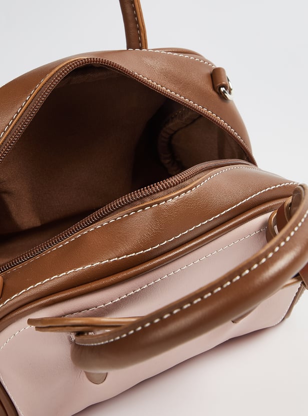 Women Colourblock Handheld Bag