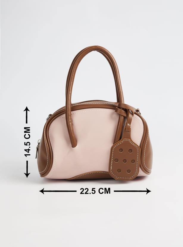 Women Colourblock Handheld Bag