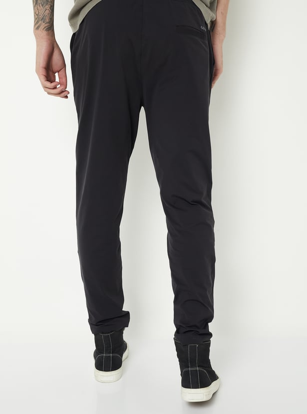 Men Solid Athleisure Track Pants