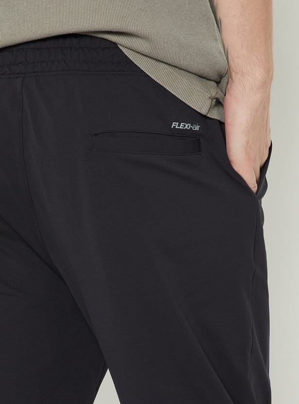 Men Solid Athleisure Track Pants