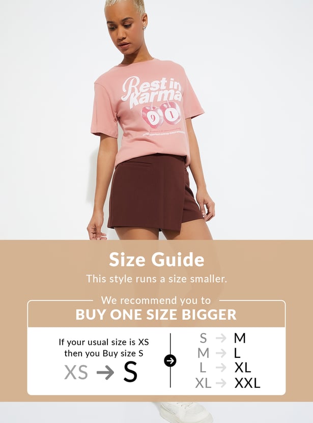 ALAYA F x URB_N Women Graphic Print Relaxed Fit T-shirt