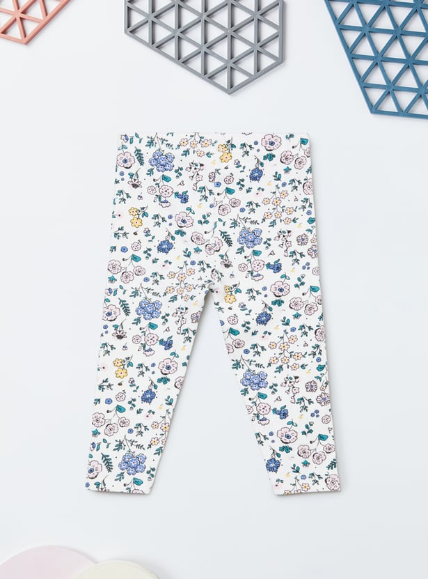 Girls Printed Leggings Set