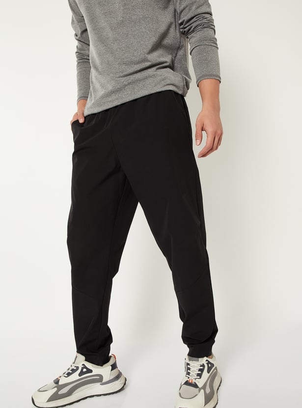 Men Solid Athleisure Joggers