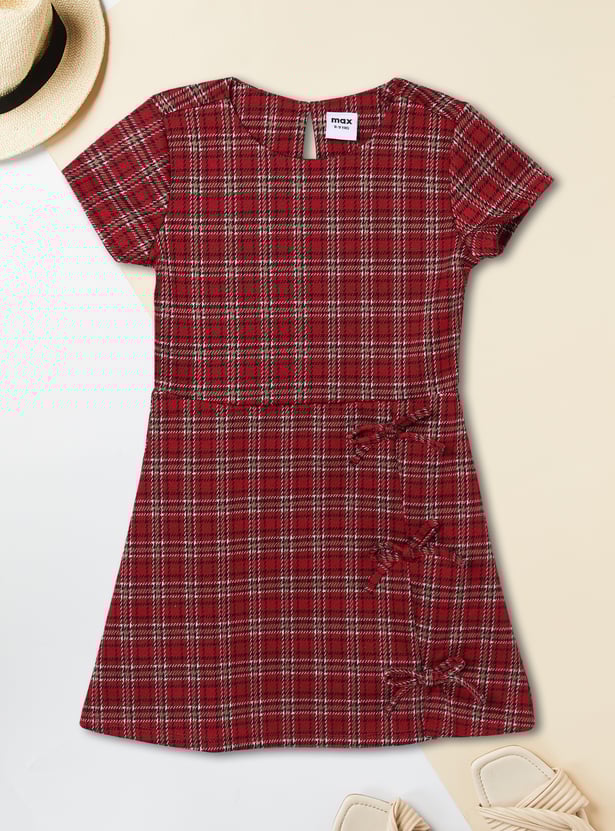 Girls Plaid Dress