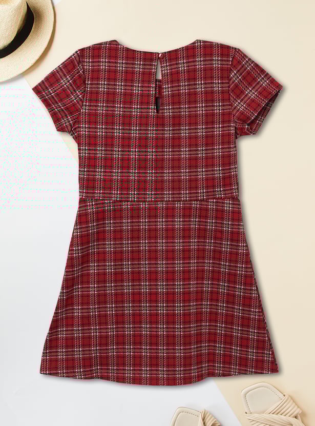 Girls Plaid Dress