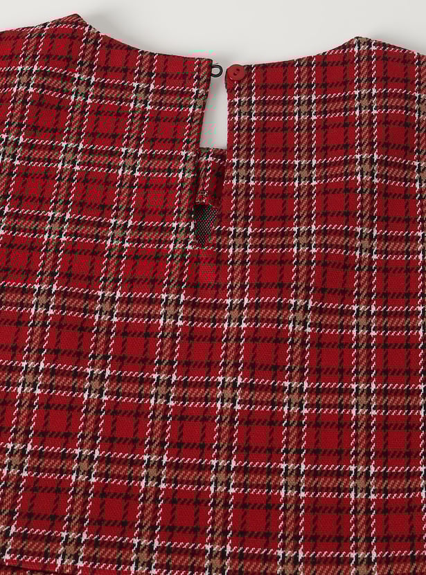 Girls Plaid Dress