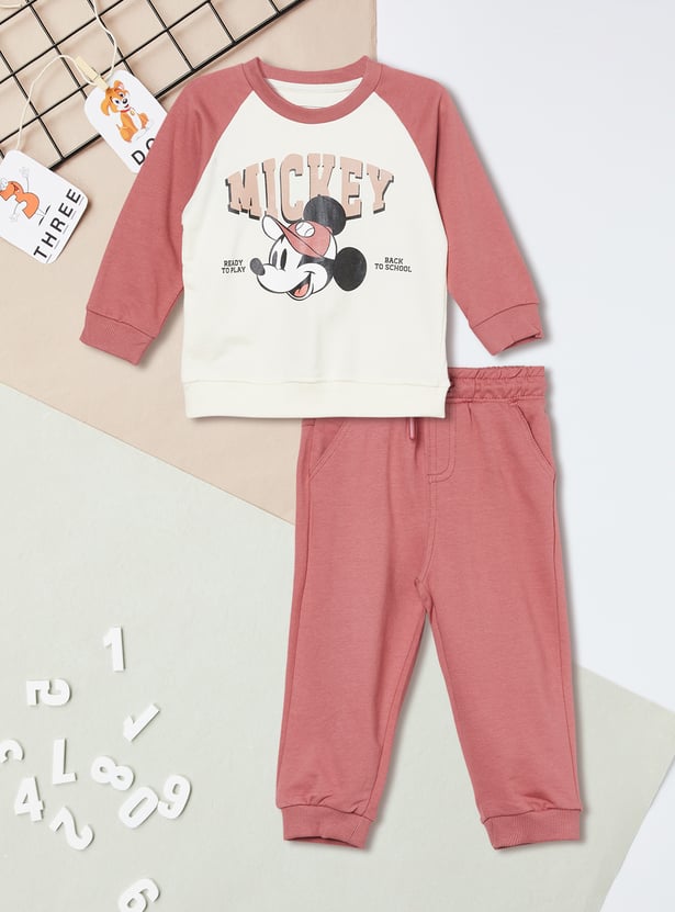 Boys Mickey Mouse Joggers Set