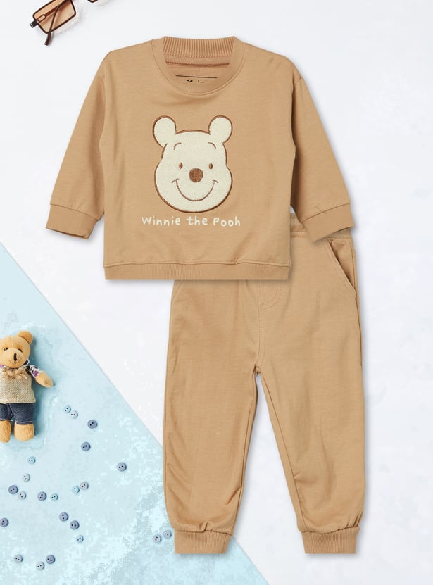 Boys Winnie The Pooh Chennile Joggers Set