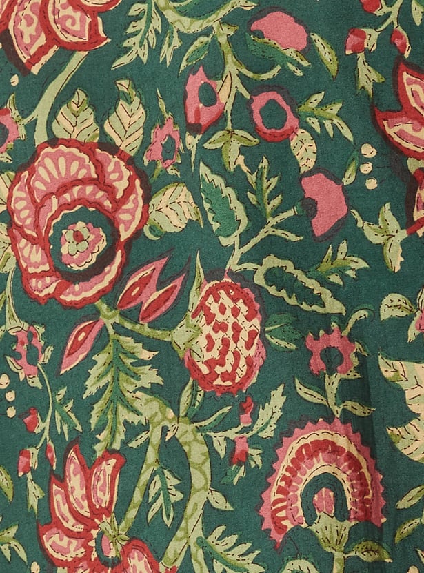 Women Floral Print A-line Kurti