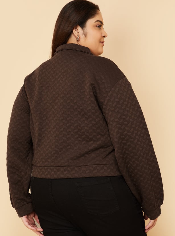 ALAYA F x URB_N Women Patterned Sweatshirt