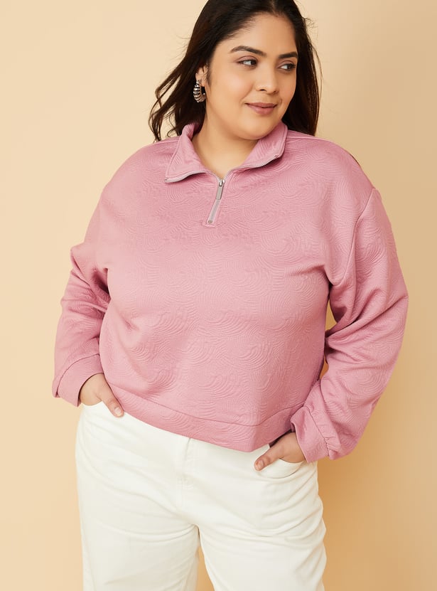 ALAYA F x URB_N Women Patterned Sweatshirt