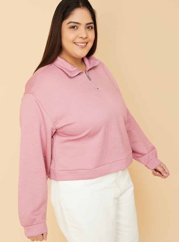 ALAYA F x URB_N Women Patterned Sweatshirt