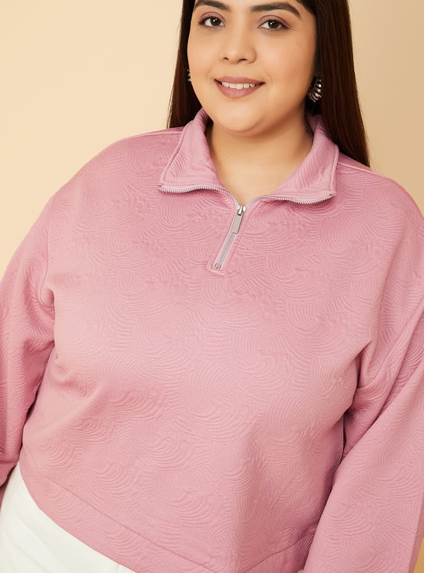 ALAYA F x URB_N Women Patterned Sweatshirt