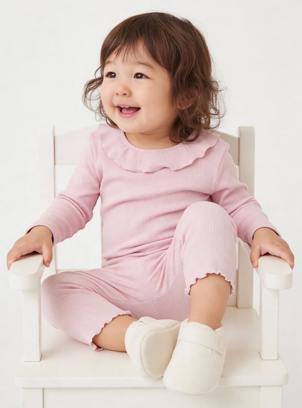 Girls Ribbed Assorted Top - Pack of 2