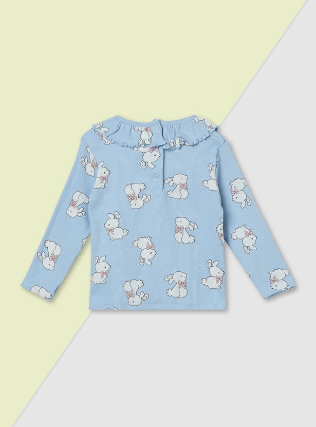 Girls Ribbed Assorted Top - Pack of 2