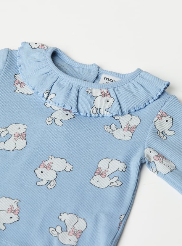 Girls Ribbed Assorted Top - Pack of 2