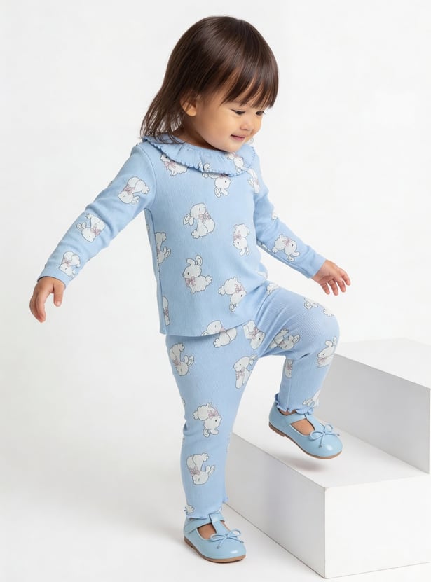 Girls Ribbed Assorted Top - Pack of 2