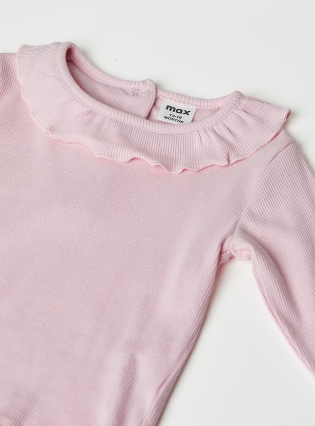 Girls Ribbed Assorted Top - Pack of 2