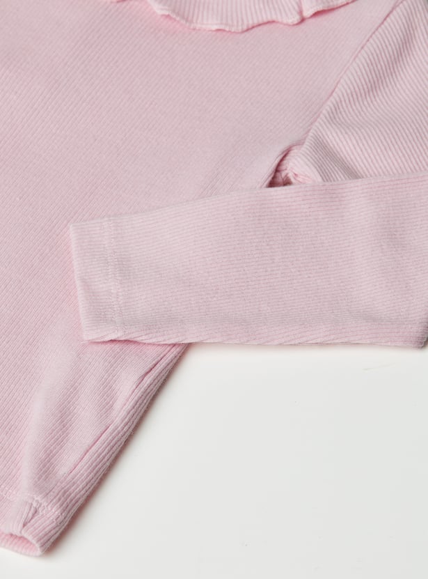 Girls Ribbed Assorted Top - Pack of 2