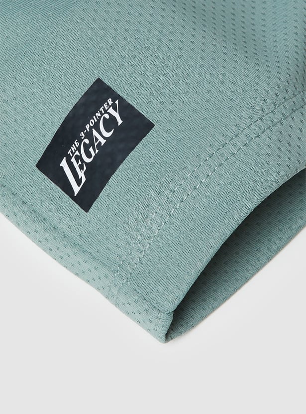 Boys Textured Knit T-shirt