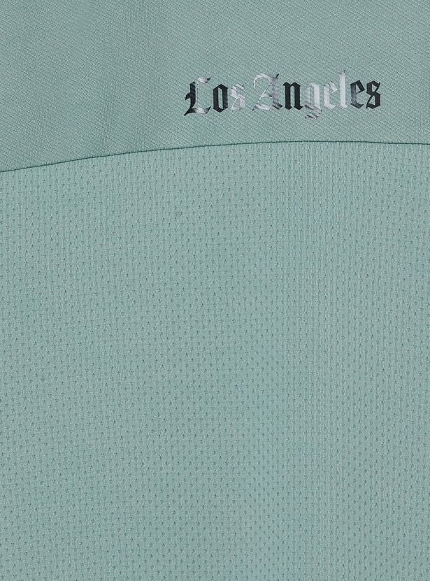 Boys Textured Knit T-shirt